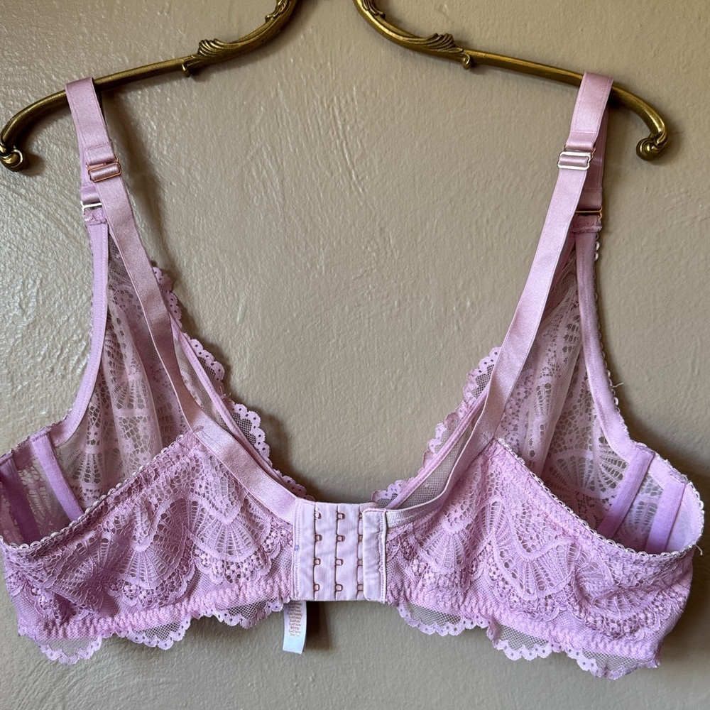 Savage X Fenty Lace Underwire Bra Size 44D - Picture 2 of 6